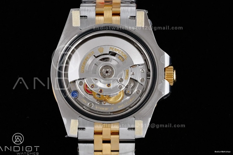 Best Jubilee GRNR Dial II Black TravelReady GMT YG 126713 Master ARF SS Edition New 856 Bracelet V SH3285 on 0105